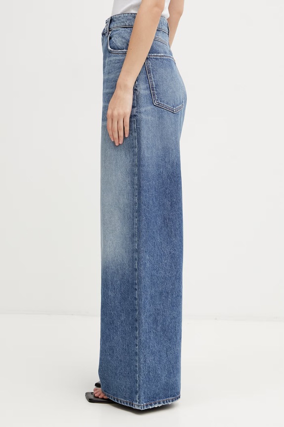 Sportmax Spdangri jeansy relaxed fit damskie 2612181055600 granatowy SS26