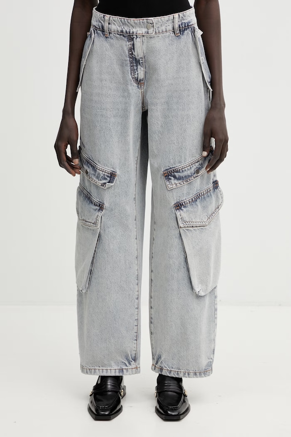 WRSTBHVR Blake jeansy relaxed fit damskie niebieski W8026SB.3172