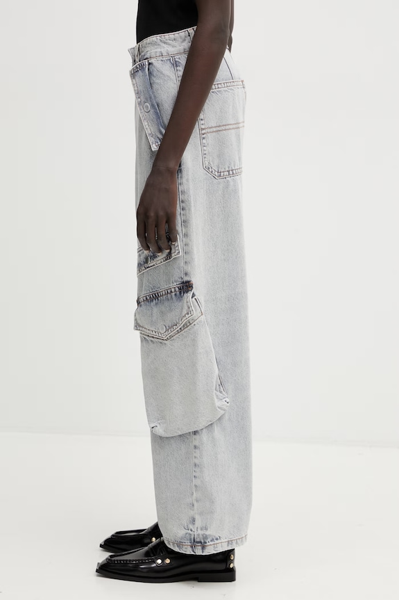 WRSTBHVR Blake jeansy relaxed fit damskie W8026SB.3172 niebieski SS26