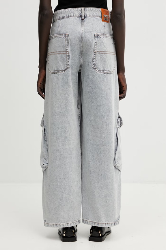 Odzież WRSTBHVR Blake jeansy relaxed fit damskie W8026SB.3172 niebieski