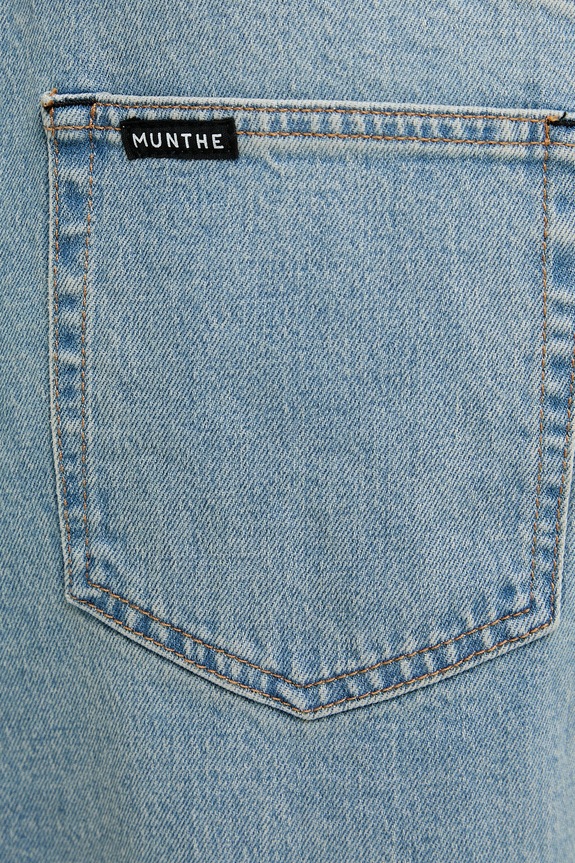 MUNTHE blugi wide leg pentru femei BRALI 261143526187 albastru