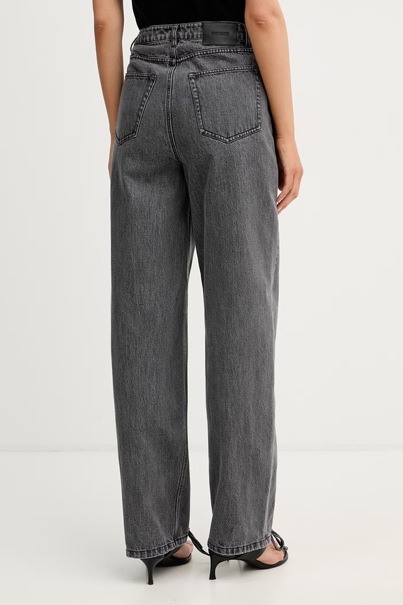 Odzież Rotate jeansy relaxed fit damskie 115069100 szary