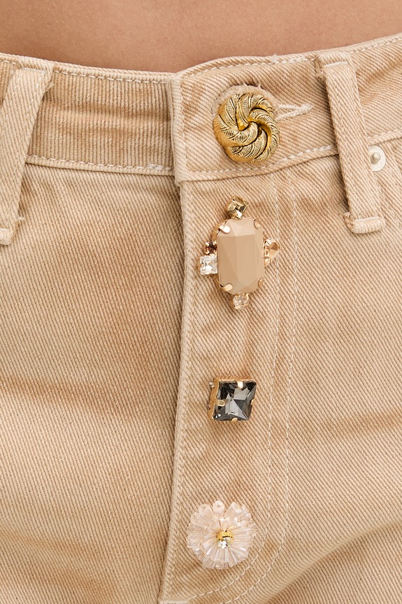 ViCOLO jeansy regular damskie zielony DAB5112