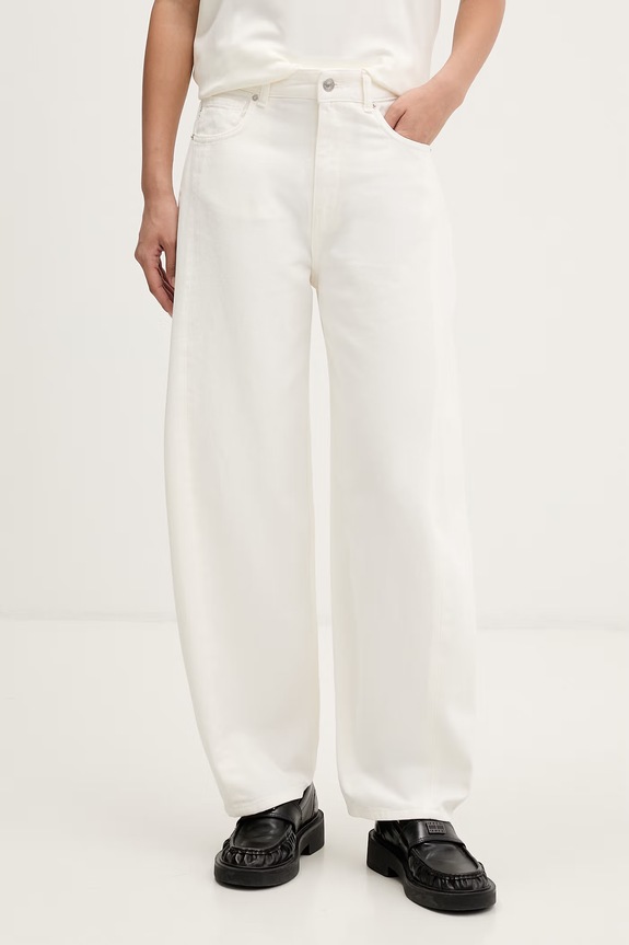 ViCOLO jeansy relaxed fit damskie beżowy DAB5150
