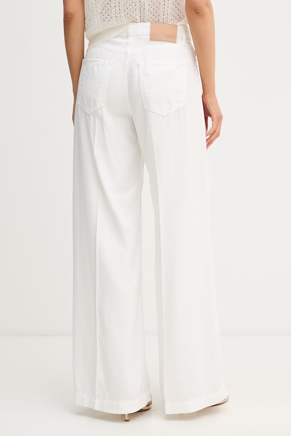 Odzież ViCOLO jeansy wide leg damskie DAB5151 biały