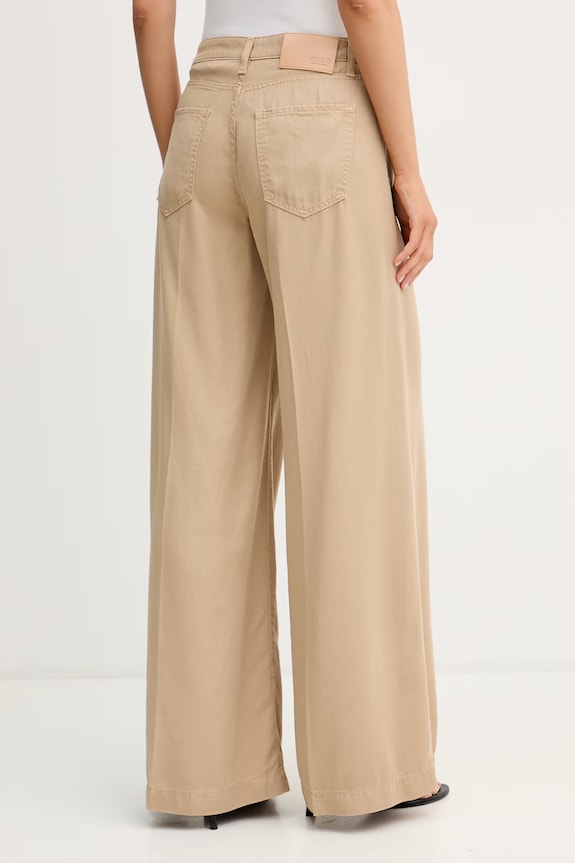 Ρούχα ViCOLO wide leg Γυναικεία DAB5151 μπεζ