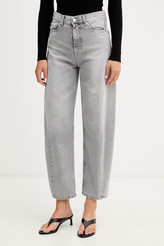 ViCOLO jeansy relaxed fit damskie szary DAB5156