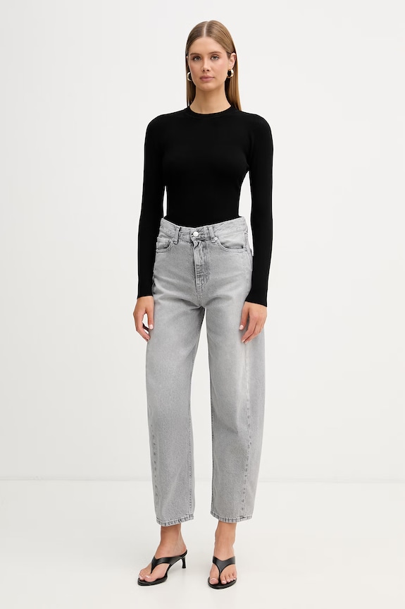 ViCOLO jeansy relaxed fit damskie DAB5156 szary SS26