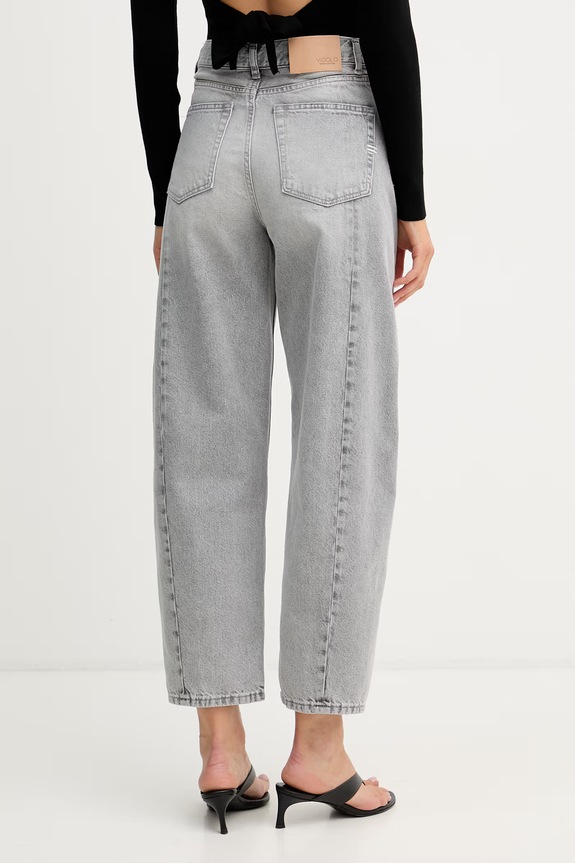 Odzież ViCOLO jeansy relaxed fit damskie DAB5156 szary