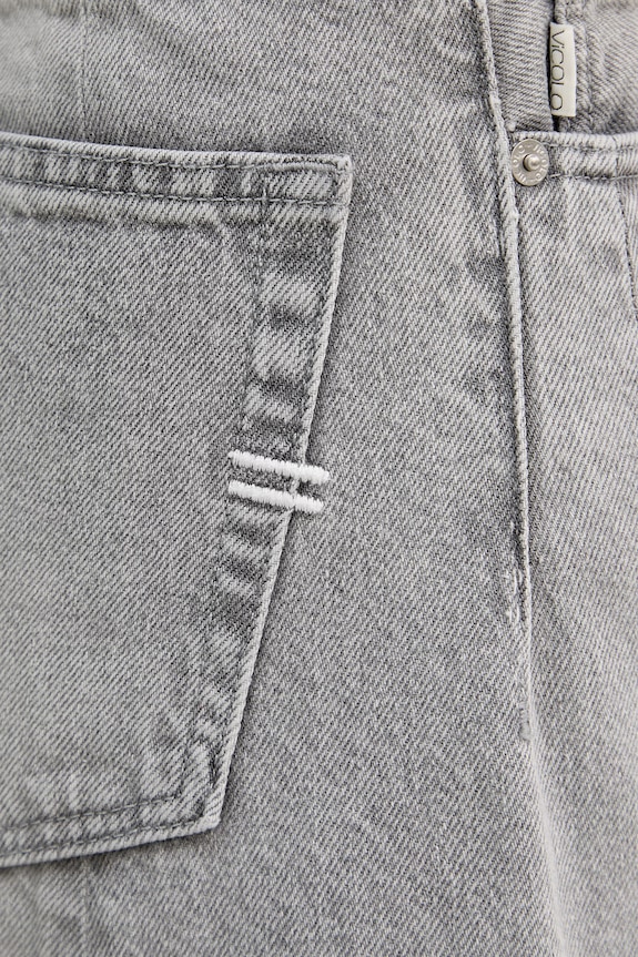 ViCOLO jeansy relaxed fit damskie szary DAB5156