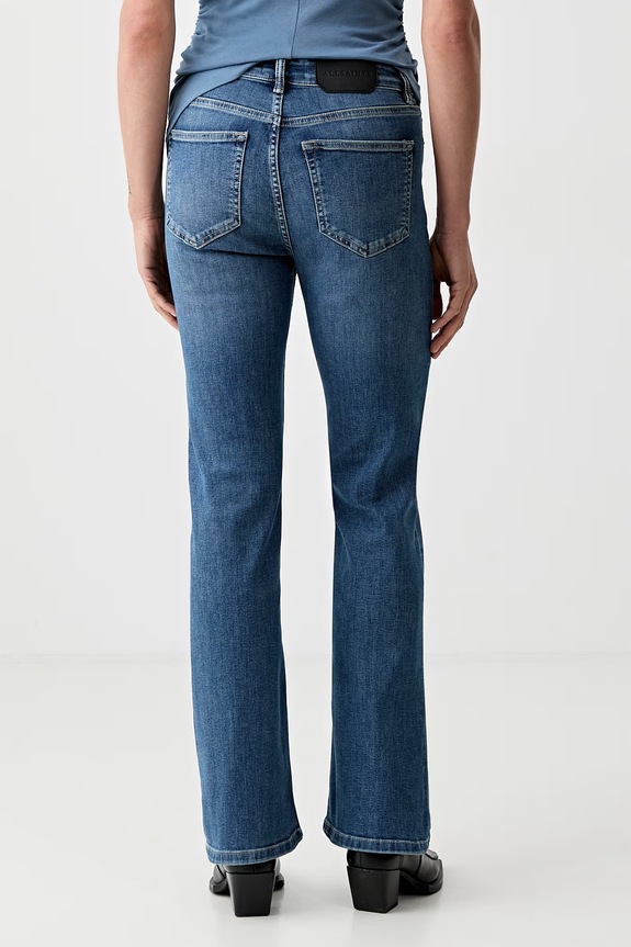 Îmbrăcăminte AllSaints blugi bootcut pentru femei W092EE albastru