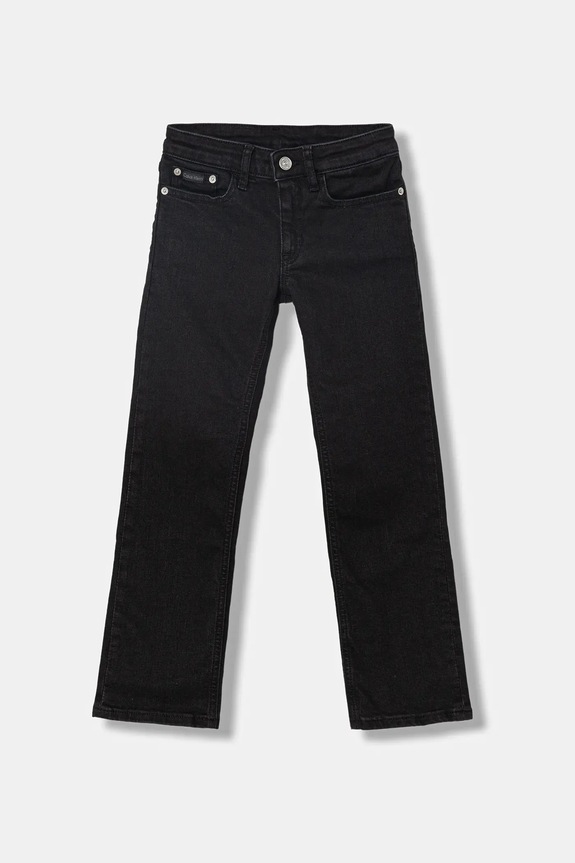 Calvin Klein Jeans jeans copii MR STRAIGHT reglabil negru IG0IG03054.128.176.PPY2