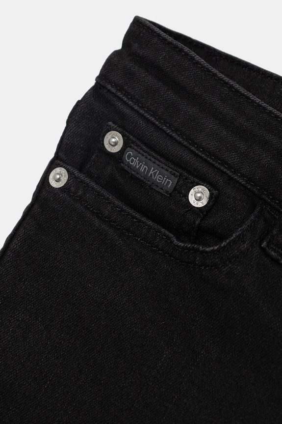 Fete Calvin Klein Jeans jeans copii MR STRAIGHT IG0IG03054.128.176.PPY2 negru