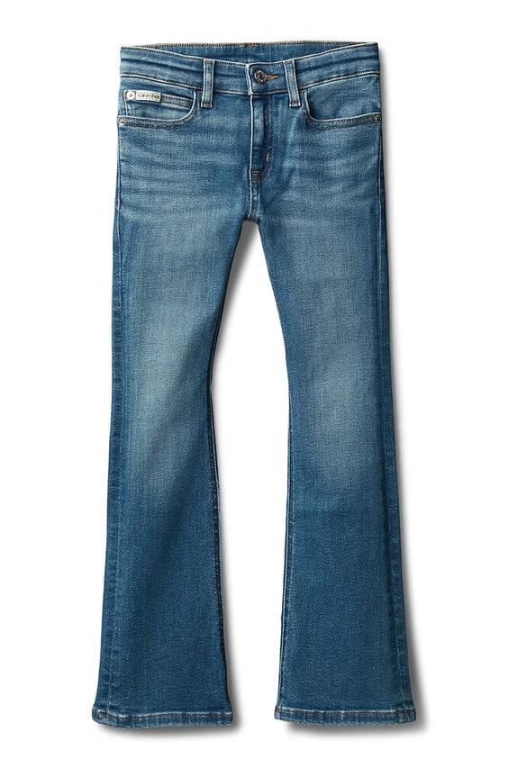 Dječje traperice Calvin Klein Jeans MR FLARE IG0IG03087.128.176.PPY2 plava SS26