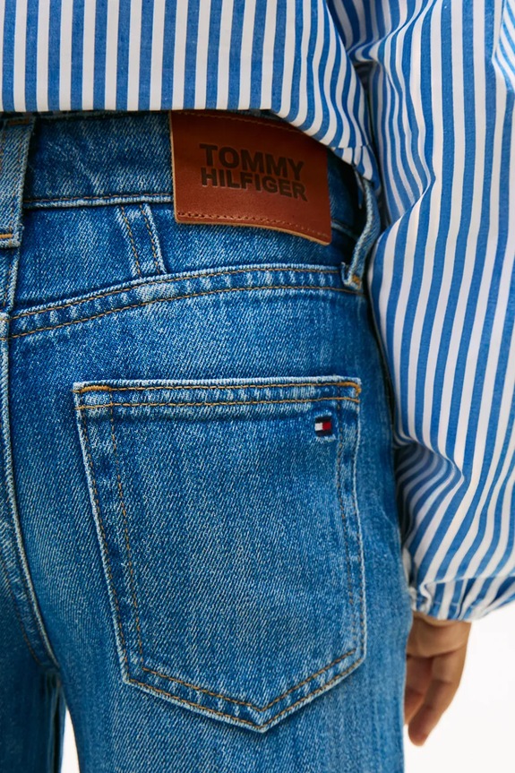 Tommy Hilfiger jeans per bambini GIRLFRIEND KG0KG08965.128.176.PPY2 blu