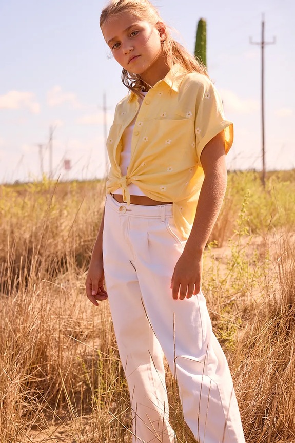 Παιδικά τζιν Mayoral τζιν παντελόνι μπεζ 6549.8B.Junior.PPY2