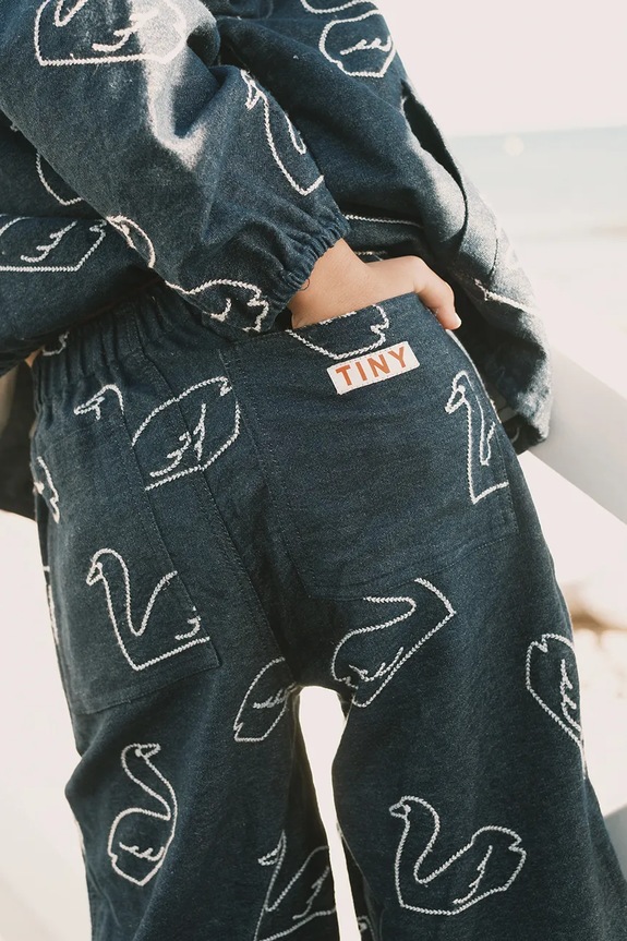 Παιδικά τζιν Tinycottons BIG SWANS DENIM PANT SS26.329