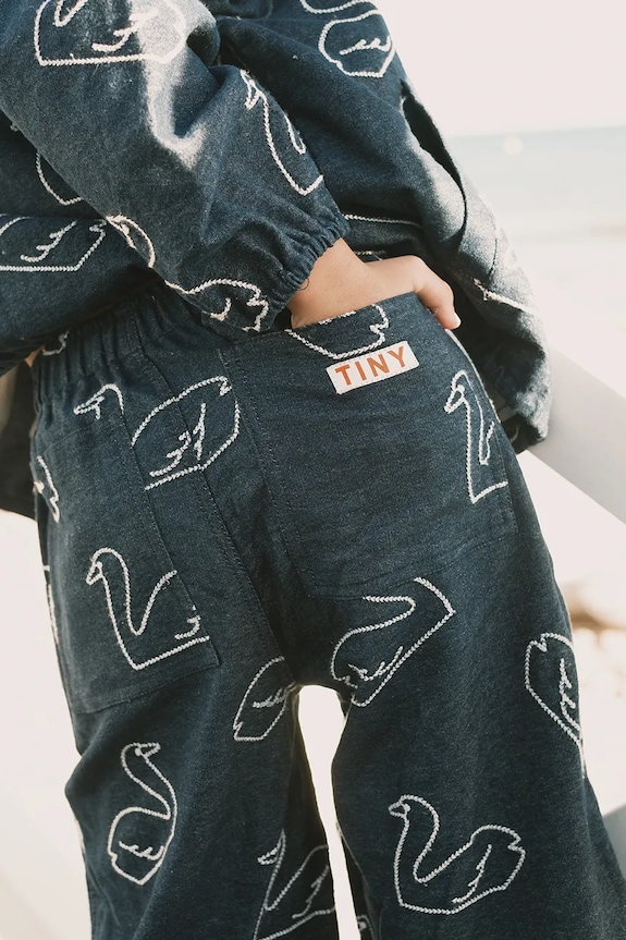 Παιδικά τζιν Tinycottons BIG SWANS DENIM PANT SS26.329