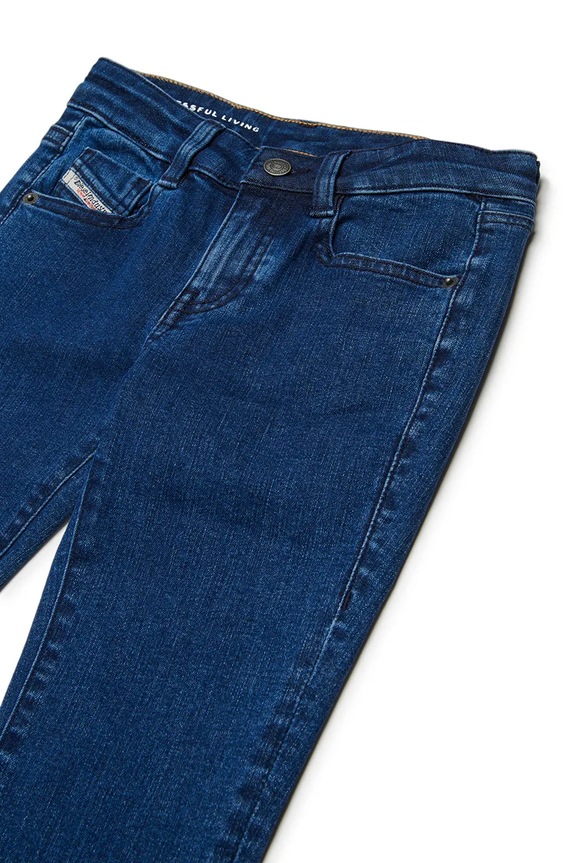 Dziewczynka Diesel jeansy dziecięce D-ARRY-J TROUSERS J02340.KXBSY niebieski