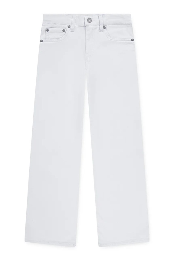 Παιδικά τζιν Levi's WIDE LEG JEANS 4EG381.PPY2 λευκό SS26