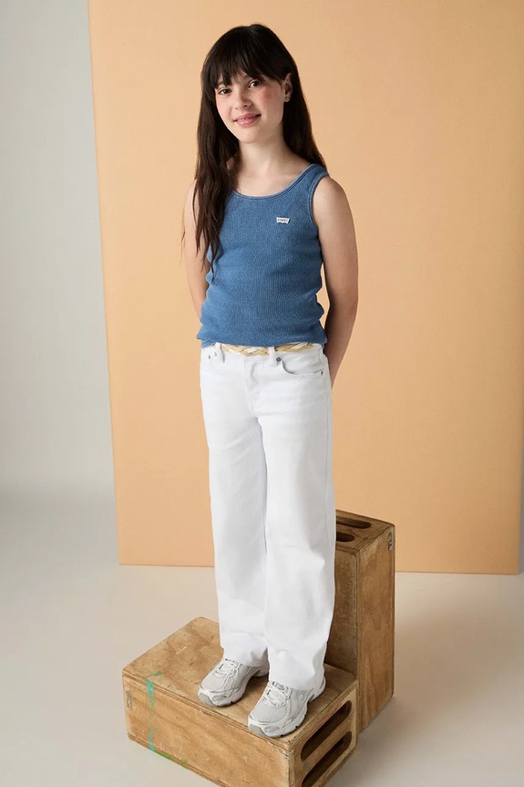 Παιδικά τζιν Levi's WIDE LEG JEANS 4EG381.PPY2