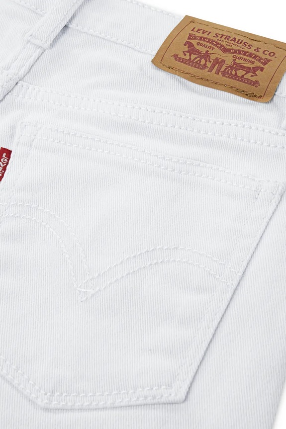 Παιδικά τζιν Levi's WIDE LEG JEANS λευκό 4EG381.PPY2