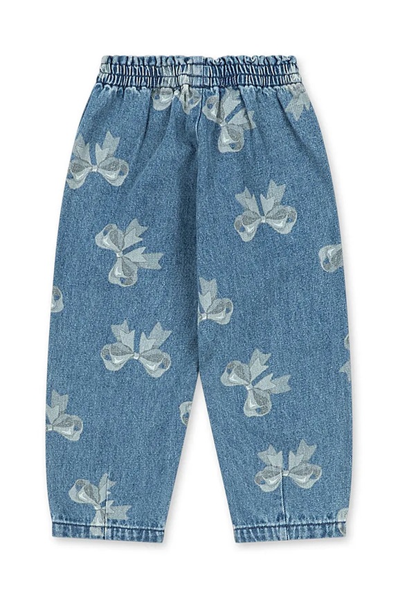Konges Sløjd jeansy dziecięce MAGOT FRILL PANTS GOTS KS104970.PPY2 granatowy SS26