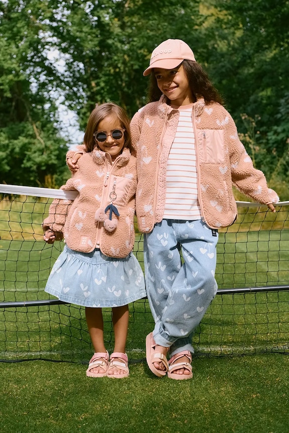 Otroške kavbojke Liewood Borris Printed Denim Pants LW20639.PPY2 modra