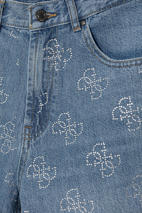 Lány Guess széles szárú gyerek farmer J6GA00.D45E0.PPY2.M kék