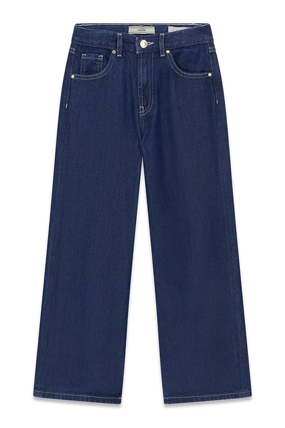 Παιδικά τζιν Guess J6GA02.D8280.PPY2.M σκούρο μπλε SS26
