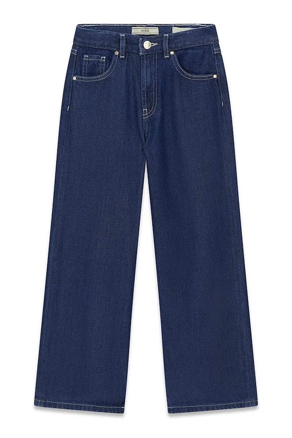 Παιδικά τζιν Guess J6GA02.D8280.PPY2.M σκούρο μπλε SS26