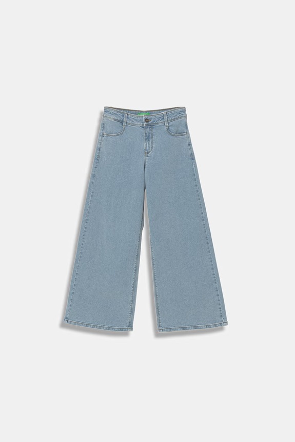 United Colors of Benetton jeansy wide leg dziecięce niebieski 45ONCE03R.G.Riproposto