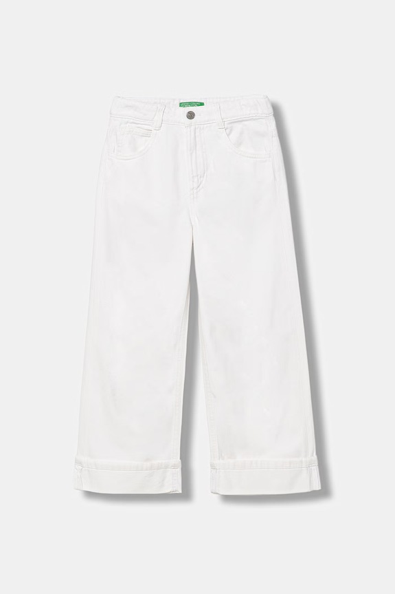 United Colors of Benetton jeansy straight dziecięce biały 4PYACE04P.G.Stagionale