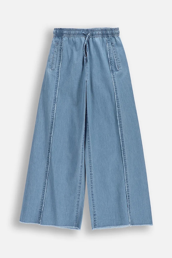 Coccodrillo wide leg traperice za djecu plava WC6123101GGJ