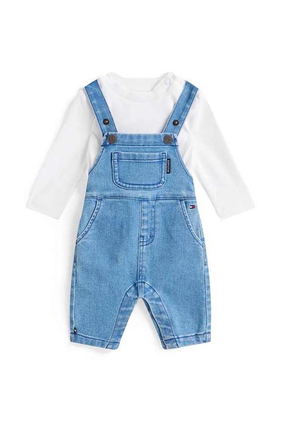 Βρεφική σαλοπέτα Tommy Hilfiger Planet friendly μπλε KN0KN02199.PPY2