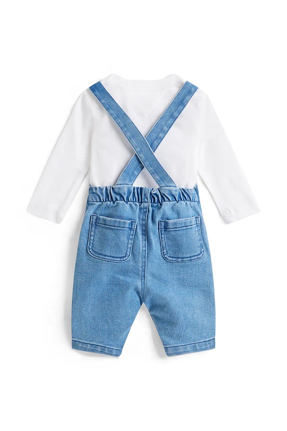 Βρεφική σαλοπέτα Tommy Hilfiger KN0KN02199.PPY2 μπλε SS26