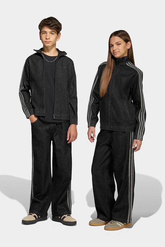 Otroške kavbojke adidas Originals Z možnostjo regulacije črna KE2967