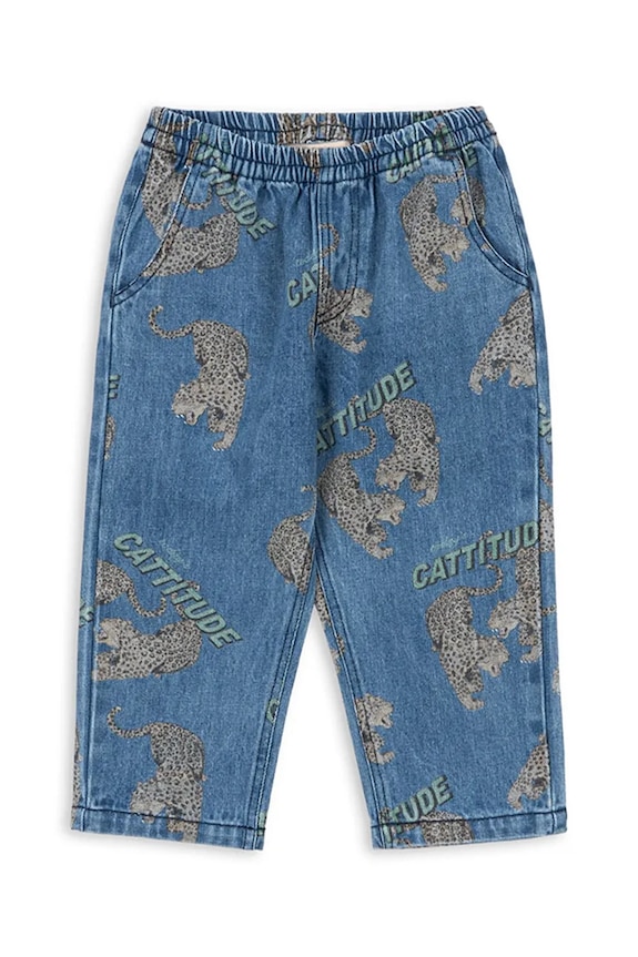 Konges Sløjd jeansy dziecięce MAGOT PANTS GOTS Planet friendly granatowy KS104973.PPY2