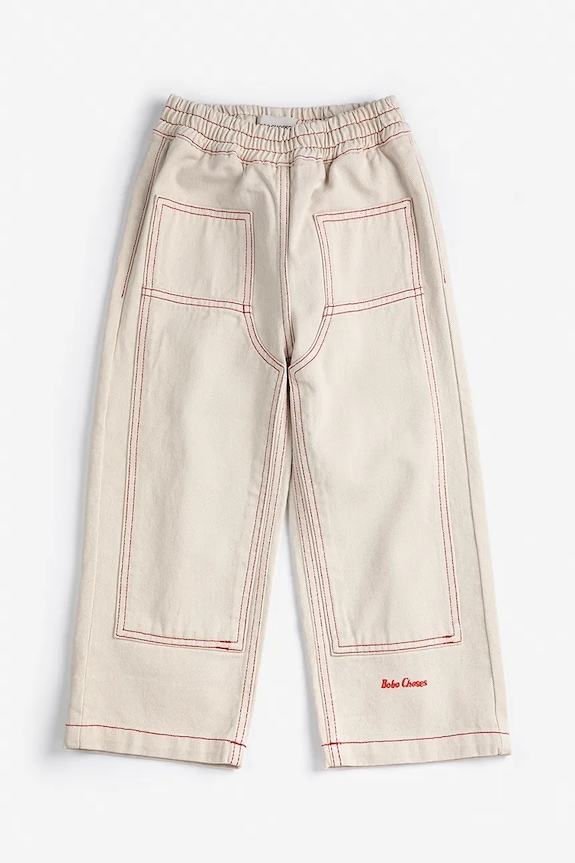 Bobo Choses jeans copii 126AC094 bej SS26