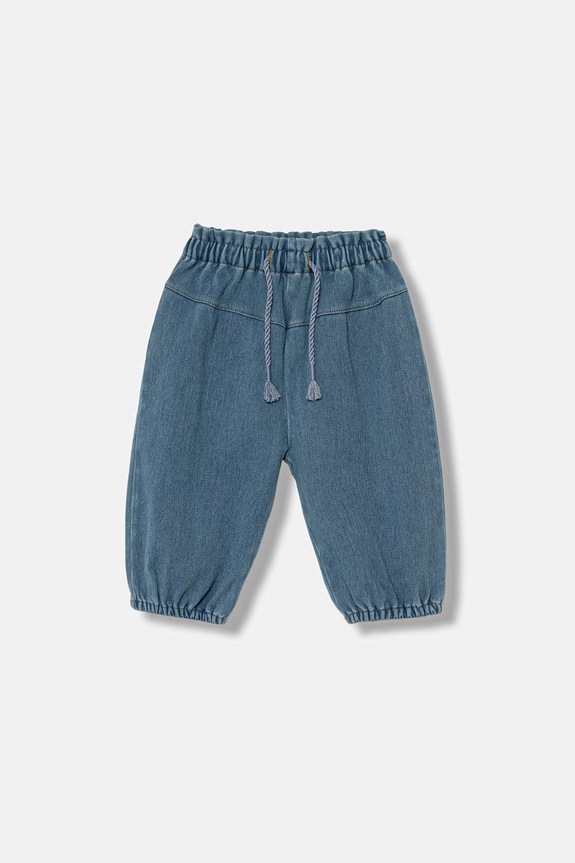United Colors of Benetton jeansy niemowlęce granatowy 4I42AF01R.W.Stagionale