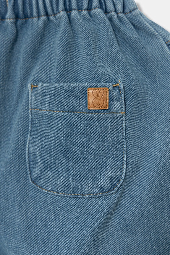 United Colors of Benetton jeansy niemowlęce granatowy 4I42AF01R.W.Stagionale