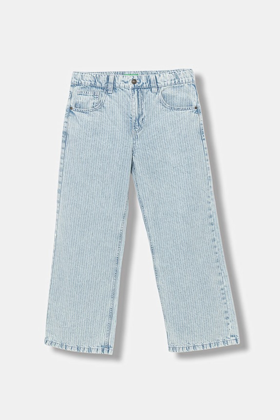 United Colors of Benetton blugi straight pentru copii albastru 4PY3CE04N.G.Stagionale