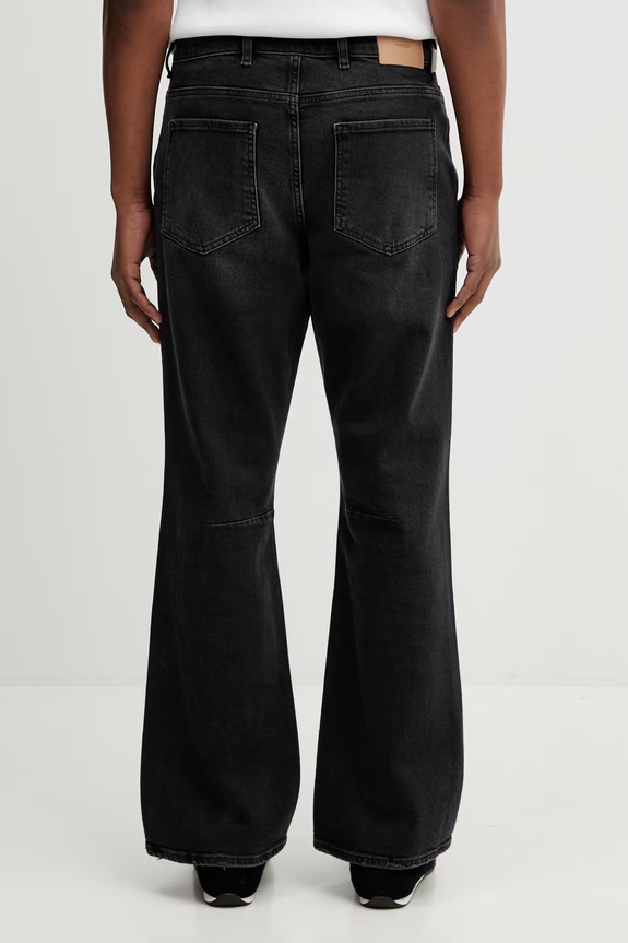 Odzież Represent jeansy BOOT CUT MLM100496.03 szary