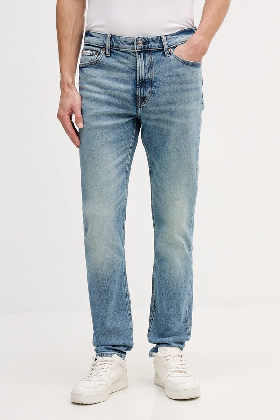 Calvin Klein Jeans jeansy niebieski LV04RE700G