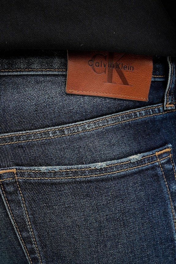 Calvin Klein Jeans jeansy granatowy LV04RE701G