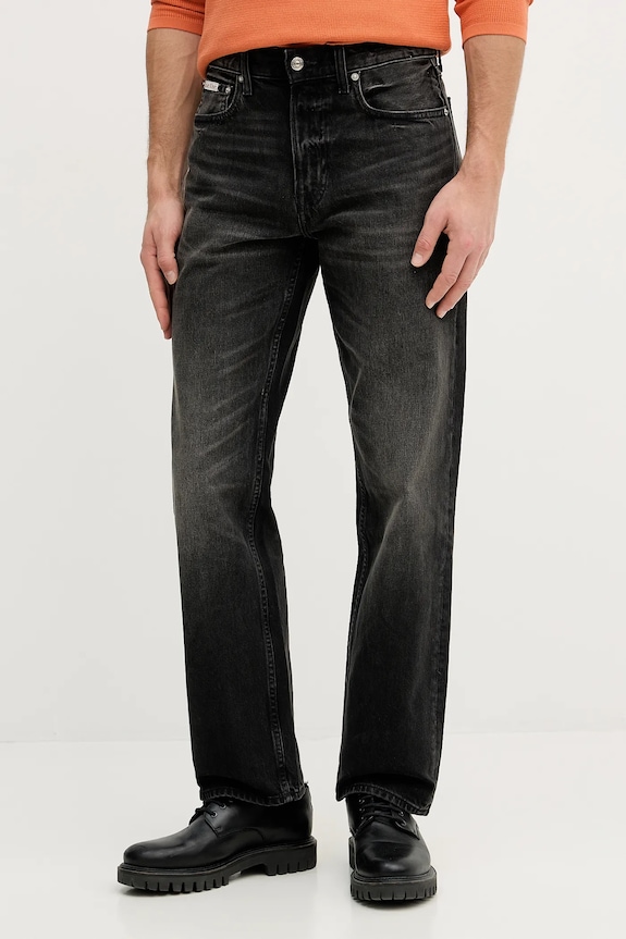 Calvin Klein Jeans blugi negru LV04RE722G