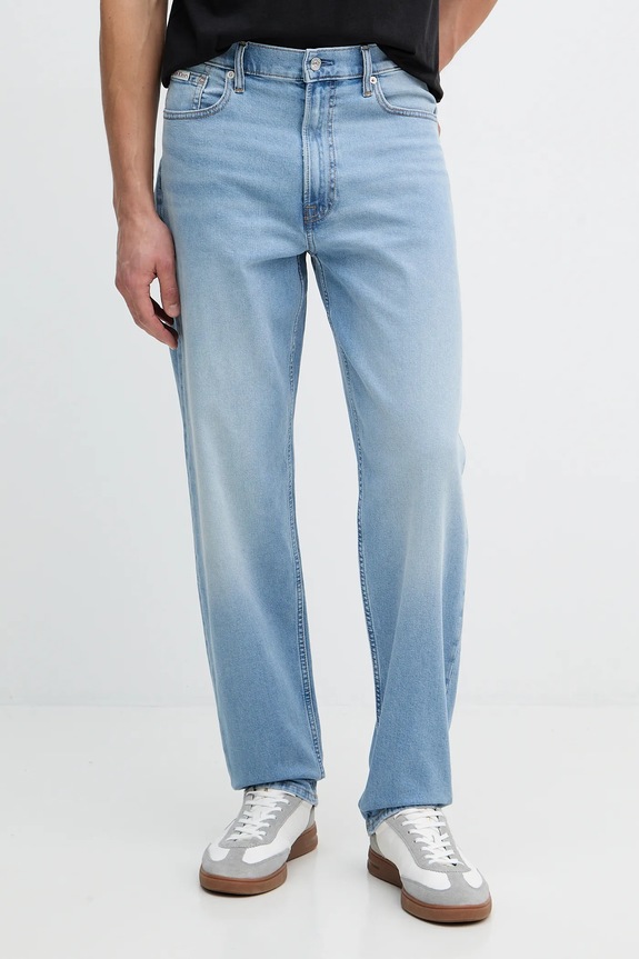 Calvin Klein Jeans jeansy niebieski LV04RE785G