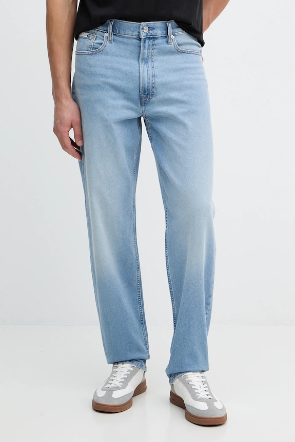 Calvin Klein Jeans jeansy niebieski LV04RE785G