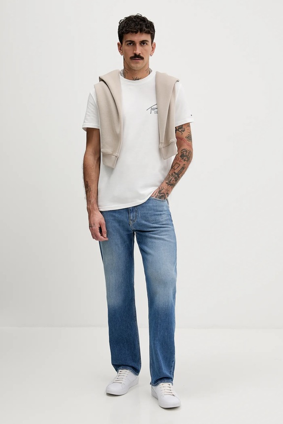 Tommy Jeans jeansy DM0DM21023 niebieski SS26