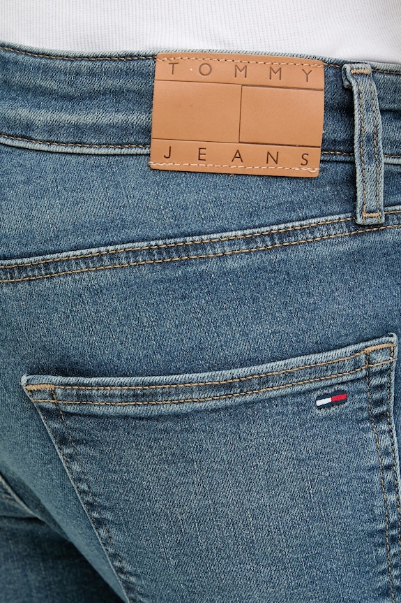 Rifle Tommy Jeans modrá DM0DM22581